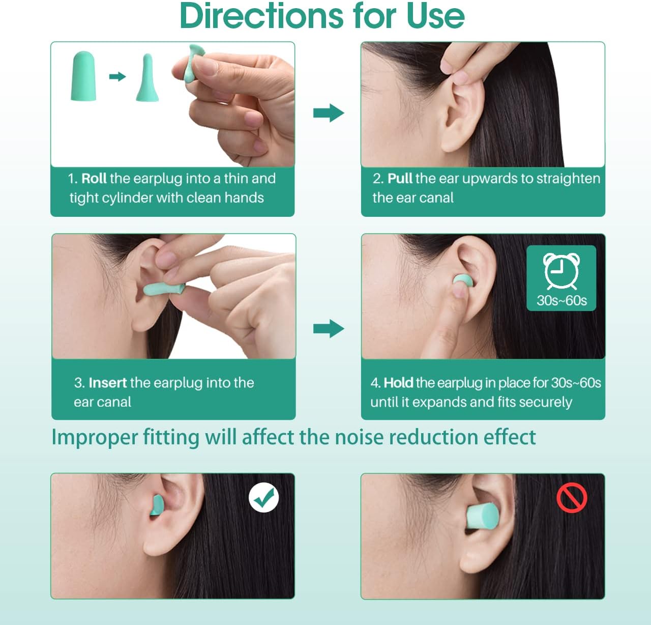 Ultra Soft Foam Earplugs