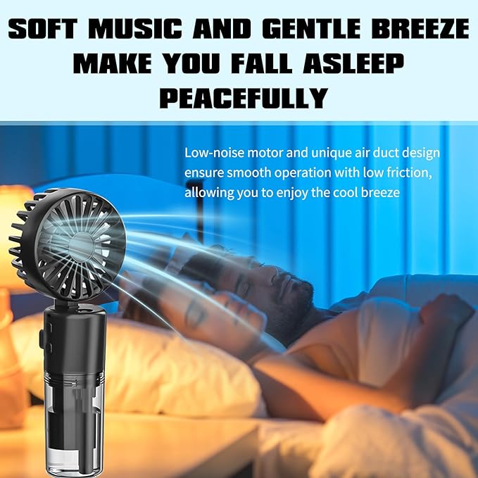 Handheld Fan with Water Mist